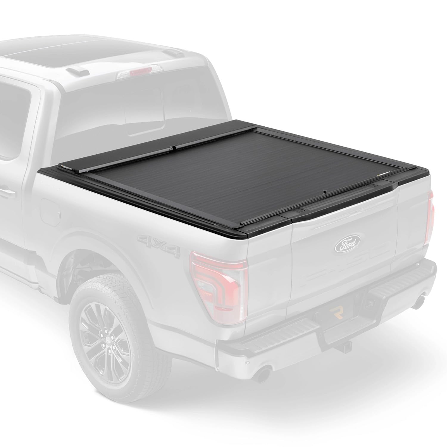 Roll-N-Lock M-Series Retractable Truck Bed Tonneau Cover | LG404M | Fits 2019 - 2025 Dodge Ram 1500 w/RamBox™ w/ Multi-Function (Split) Tailgate 5' 7" Bed (67.4")