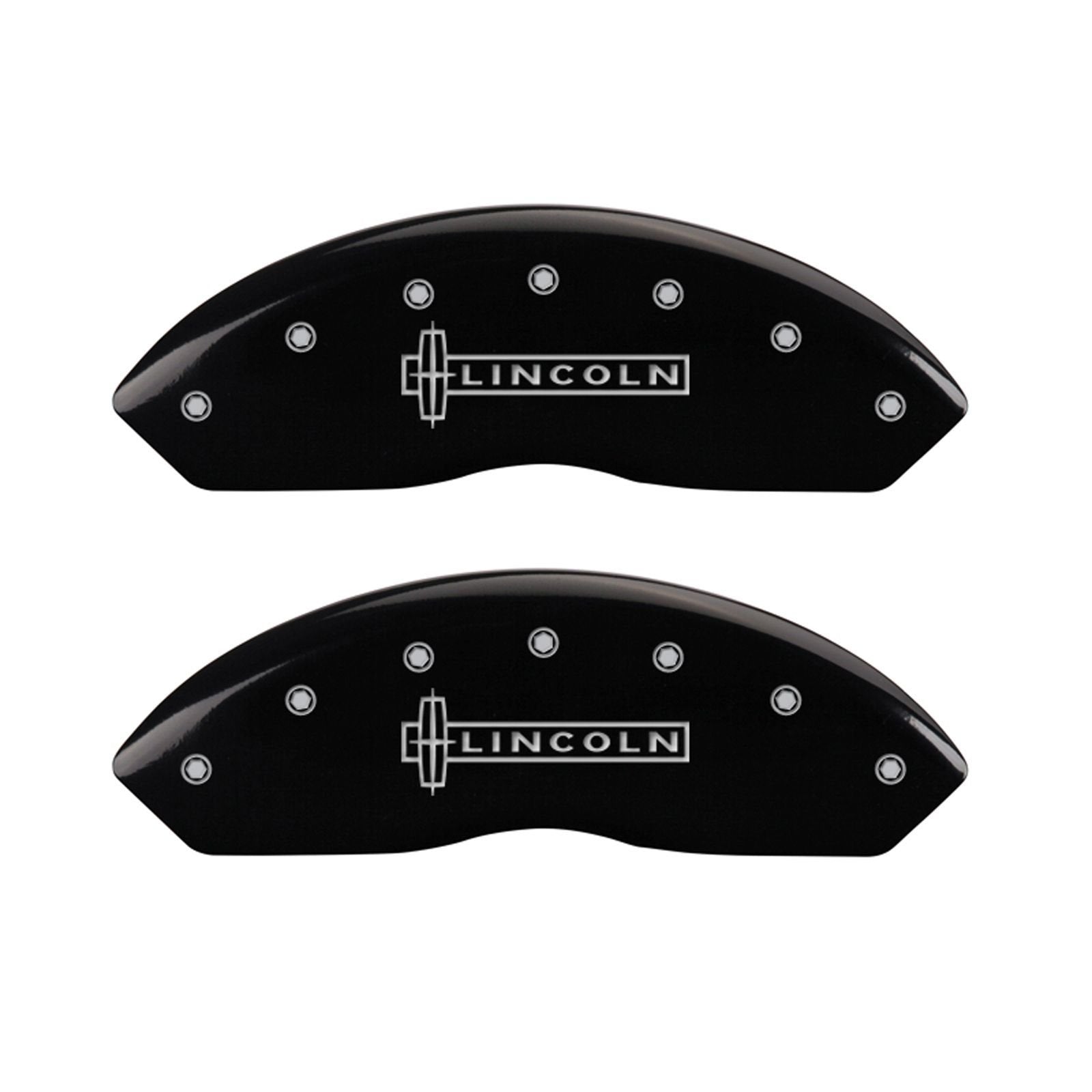 Caliper Covers MGP 36018SLC1BK with Black Powder Coat Finish, (Set of 4)