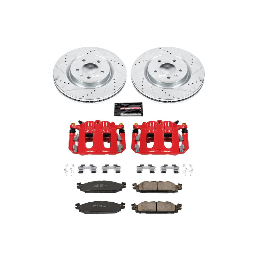 Power Stop Z23 Evolution Sport Brake Kit KC5583 (with Calipers) For Ford Explorer, Ford Flex, Ford Taurus, Lincoln MKS, Lincoln MKT [Model Specific]