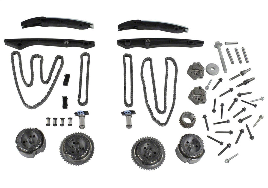 Ford Camshaft Drive Kit, Camshaft Chains/Chain Guides/Hardware/Tensioners/Tensioner Arms/Sprocket/VCT Phasers, Ford Coyote, Ford Mustang 2011-14, Kit (M-6004-A504)