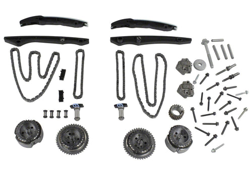 Ford Camshaft Drive Kit, Camshaft Chains/Chain Guides/Hardware/Tensioners/Tensioner Arms/Sprocket/VCT Phasers, Ford Coyote, Ford Mustang 2011-14, Kit (M-6004-A504)