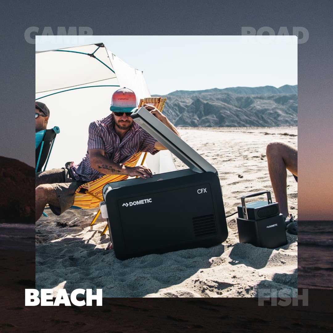 Portable Refrigerator and Freezer DOMETIC CFX3 45-Liter, Powered by AC/DC or Solar