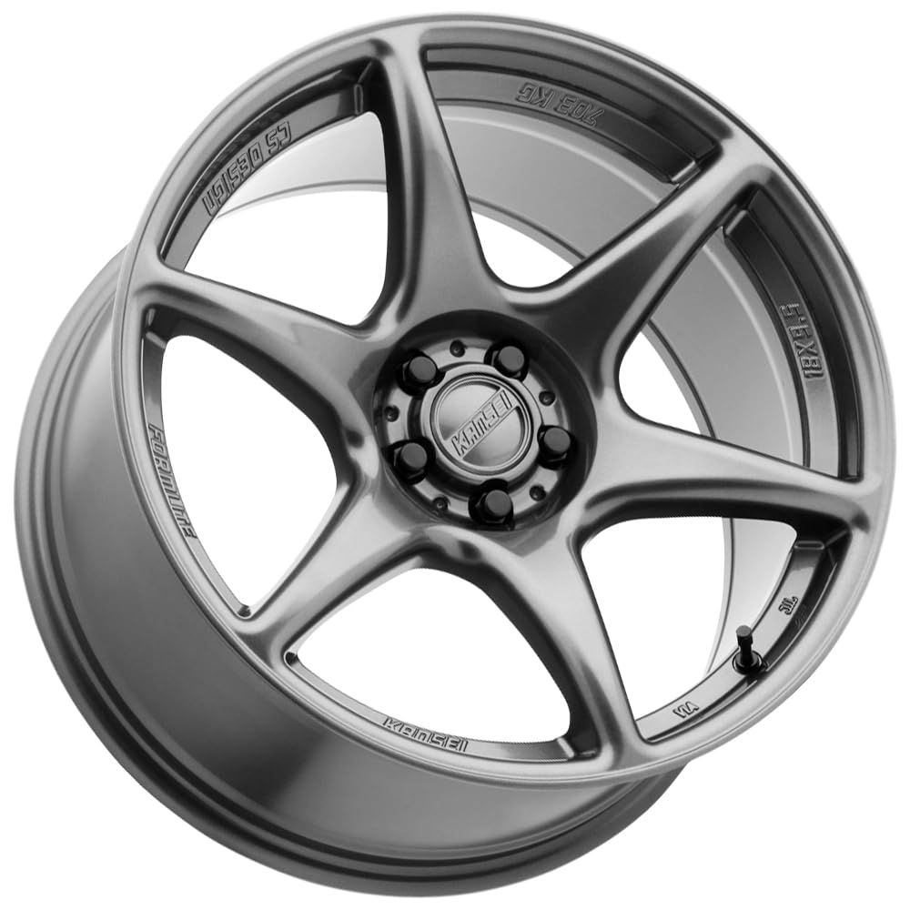 Kansei 18X9 Tandem GM 5X114.3 +35 Offset 73.1 Hub Gloss Gunmetal Wheel Rim