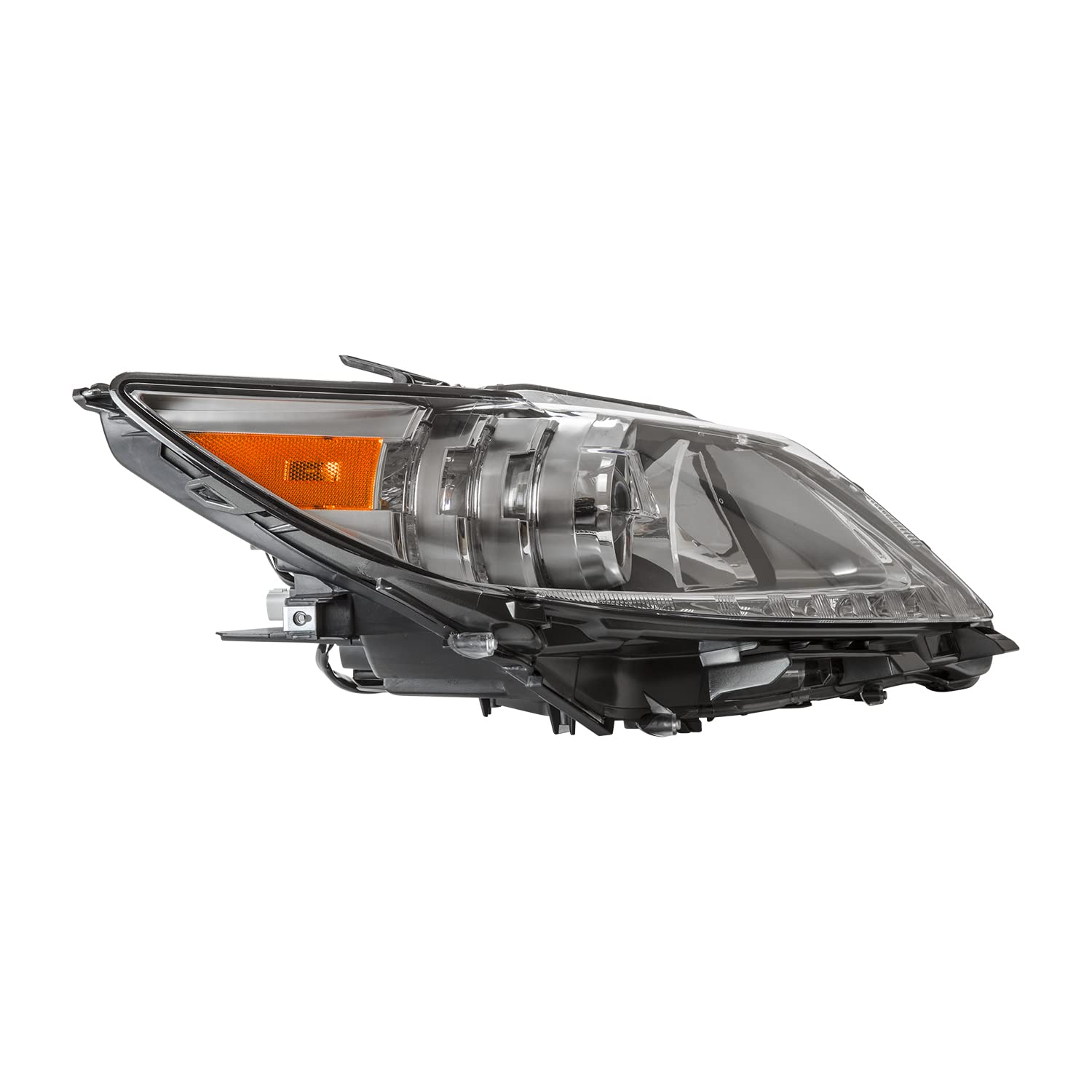 Right TYC Headlight Assembly Compatible with 2013-2015 Lexus ES350
