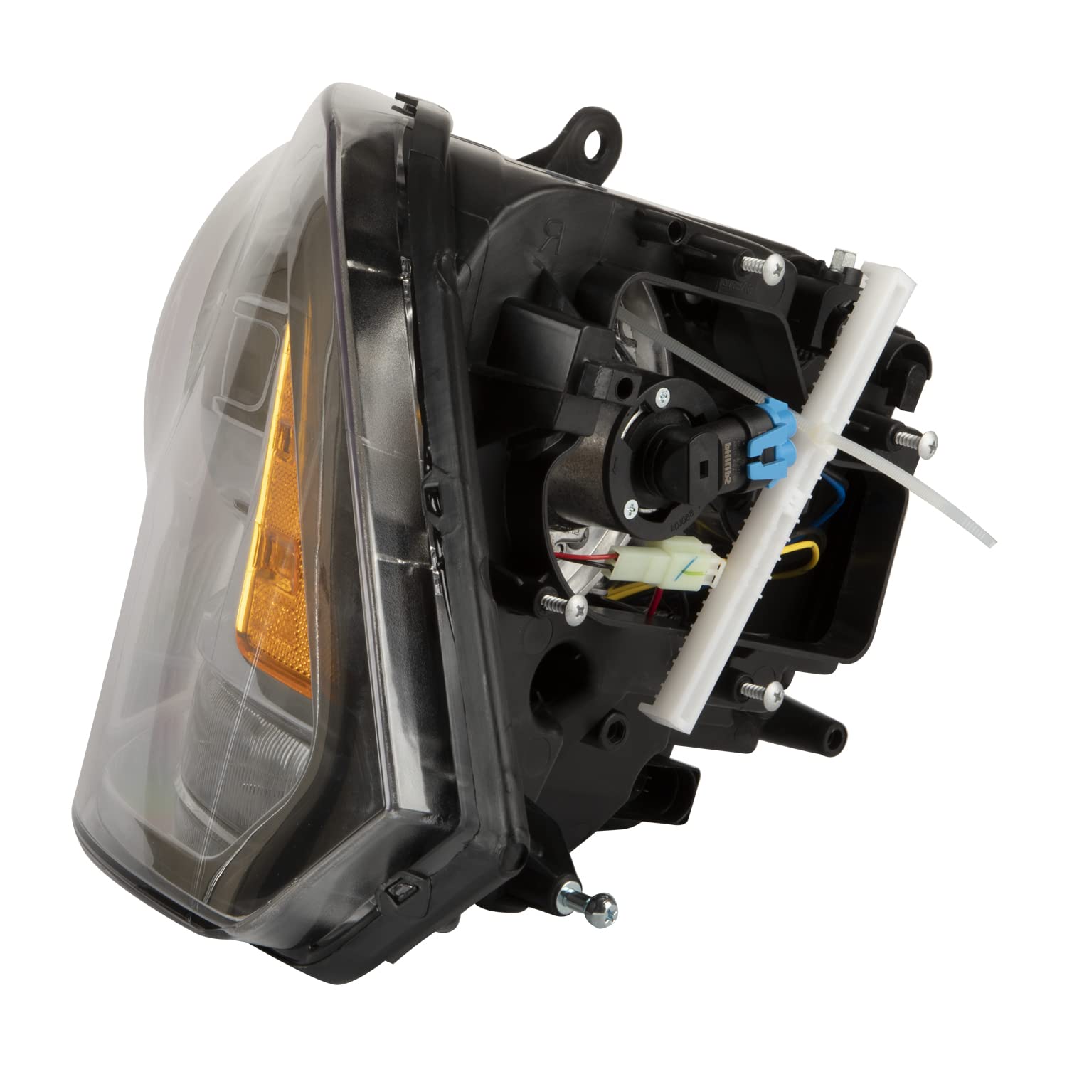 Left TYC Headlight Assembly Compatible with 2013-2015 Dodge Ram 1500 Pickup