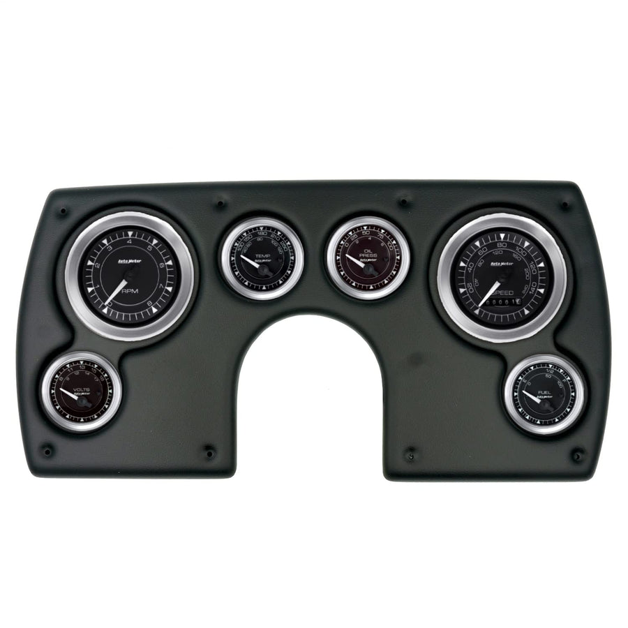 AutoMeter Dash Kit Direct Fit, (3 3/8" X2, 2 1/16" X4), Chevy Camaro 69, Chrono (2921-04)