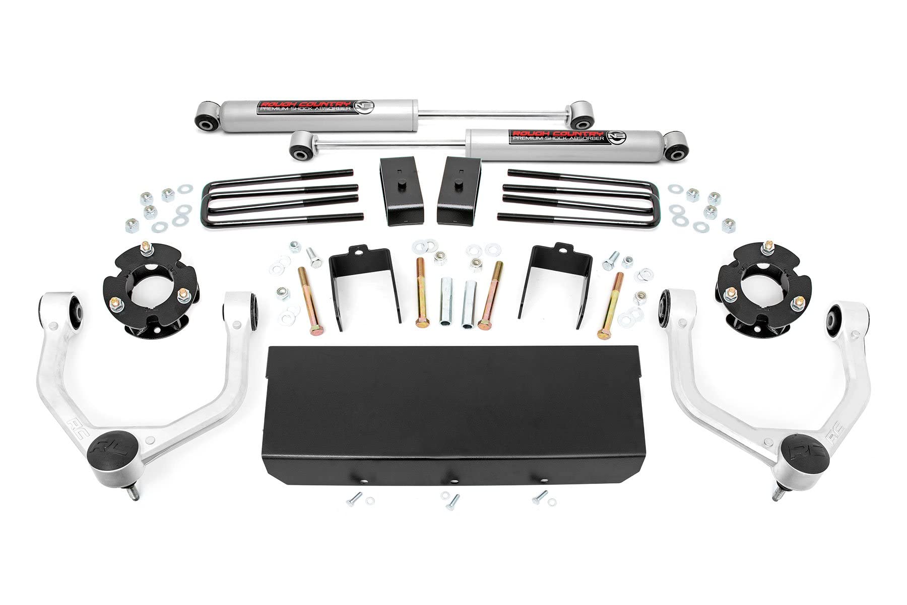 3" Rough Country Lift Kit w/N3 Shocks for 2016-2024 Titan XD 2WD/4WD - 83630