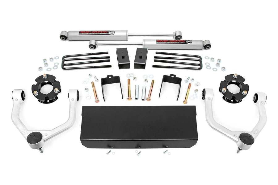 3" Rough Country Lift Kit w/N3 Shocks for 2016-2024 Titan XD 2WD/4WD - 83630