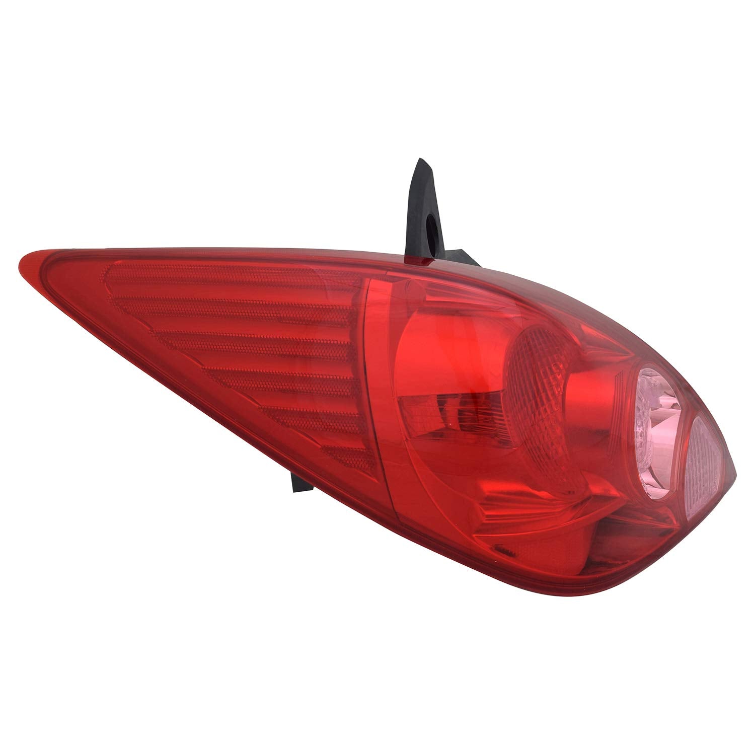 Left TYC Tail Light Assembly Compatible with 2007-2012 Nissan Versa