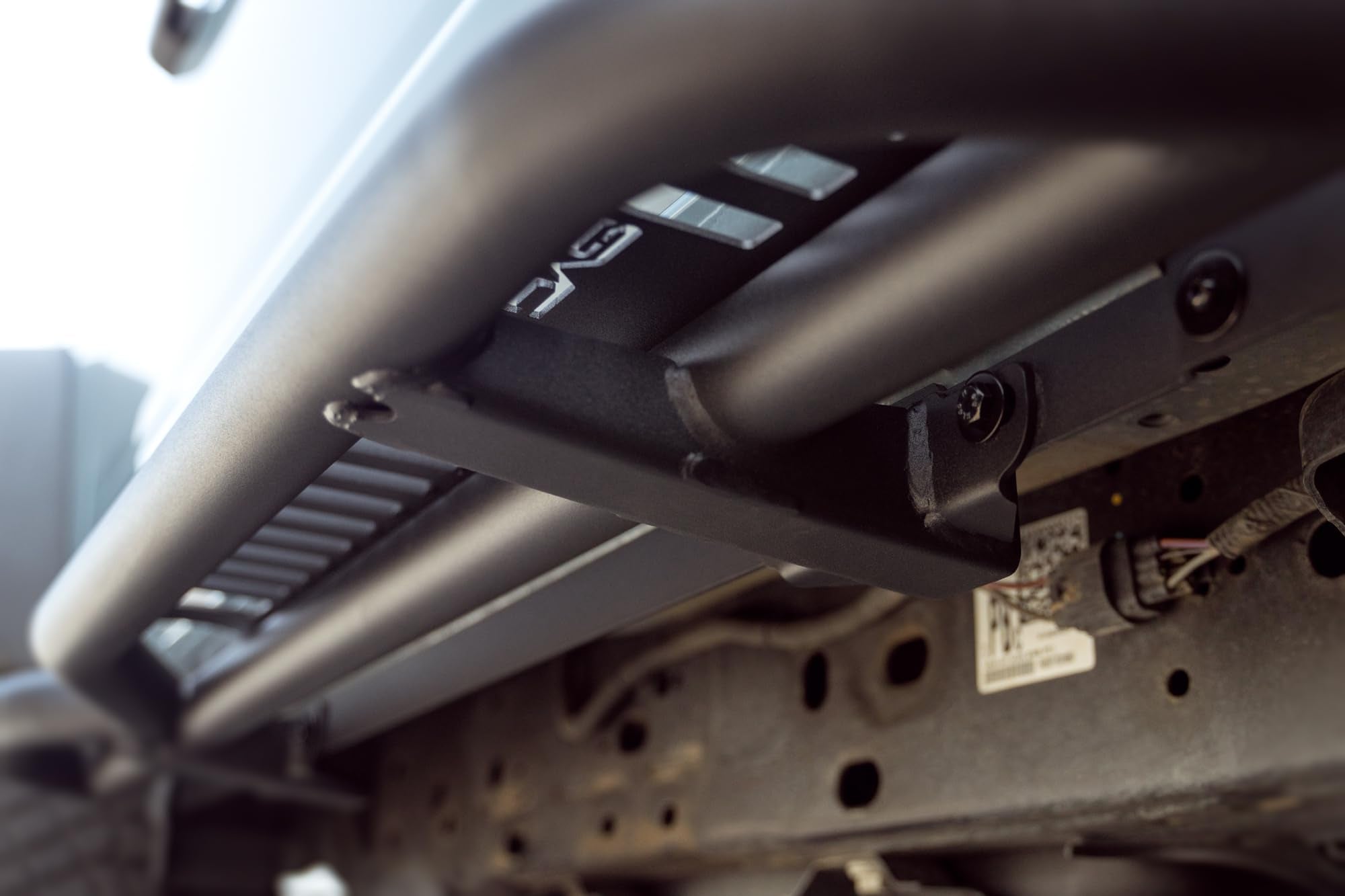 DV8 Offroad Pinch Weld Covers for 2-Door 2021-2025 Ford Bronco | Covers Up Unsightly Pinch Weld | Bolt-On Installation | NOT Compatible OEM Sliders | Micro-Texture Black Powder Coat