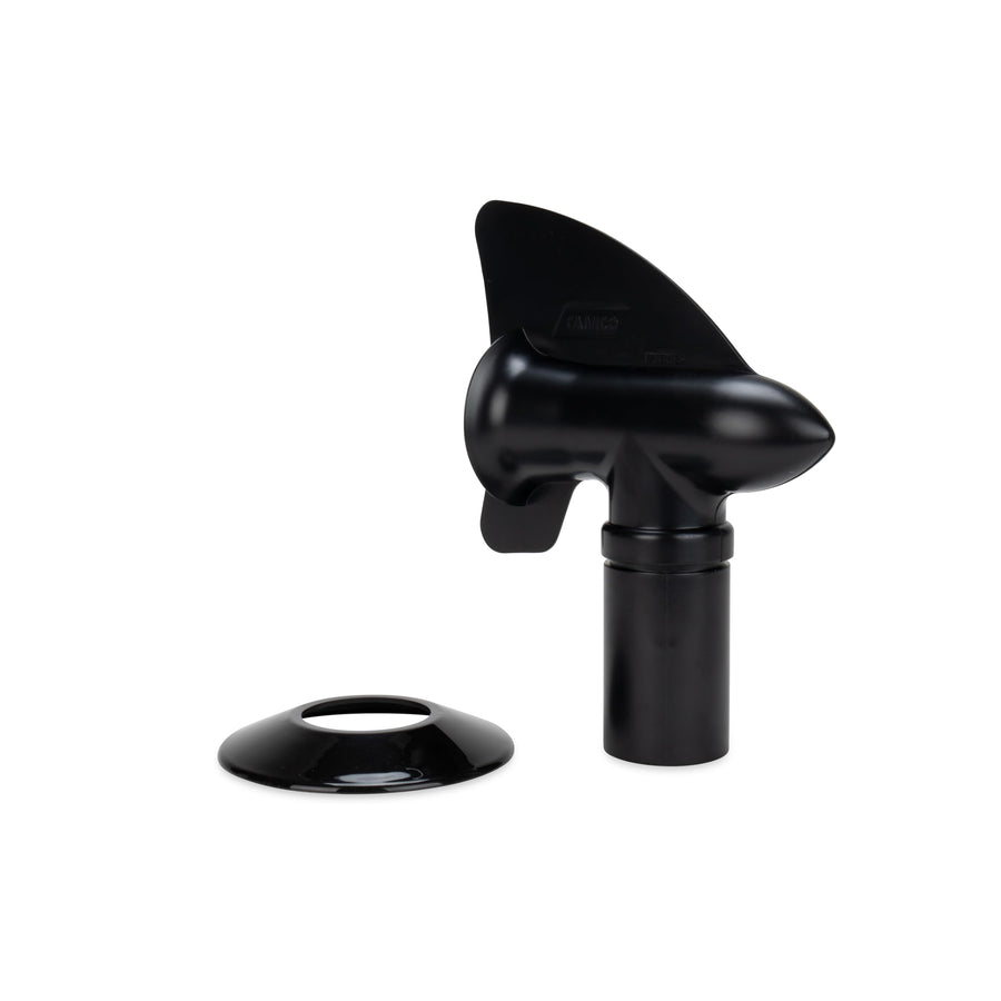 Camco RV Cyclone Sewer Vent Cover - Uses the Power of the Wind to Draw Holding Tank Odors Out of the Trailer, Camper, or RV - Easy Tool-Free Installation (40597)