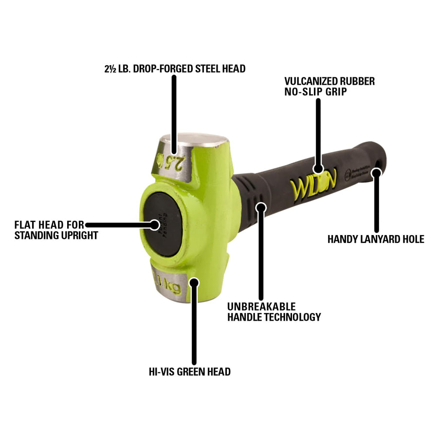 12" Wilton B.A.S.H Sledge Hammer, 2.5 Lb Head (20212)