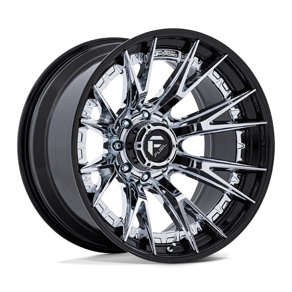 FUEL OFF-ROAD FC402 20X10 CATALYST 8X180 4.79-18mm CHROME WITH GLOSS BLACK LIP - FC402PB20108818N