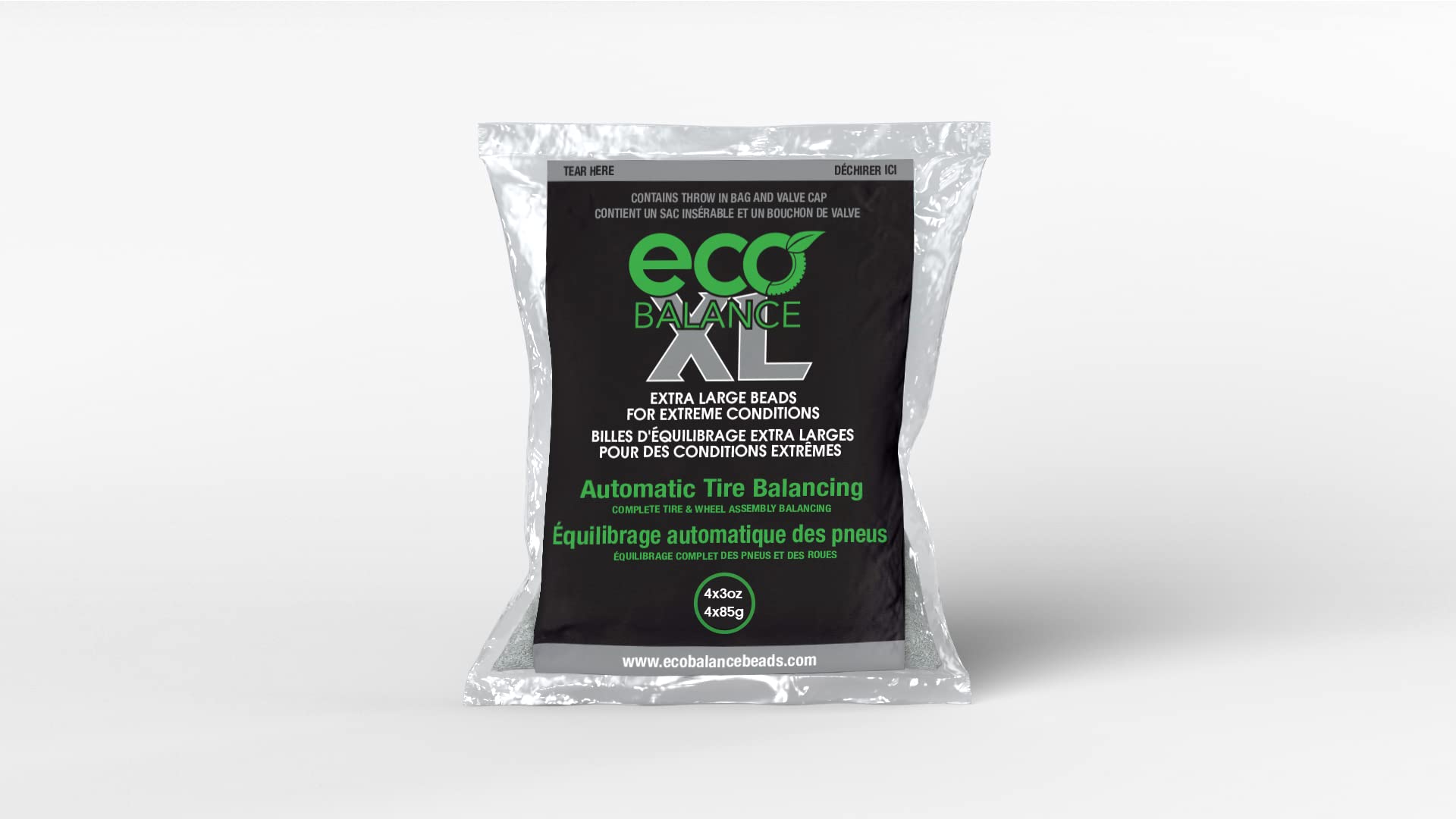3oz Large ECO Balance XL - Balancing Bead Solution Designed for use with Extreme Balancing Conditions but Compatible with All Applications 4/Pack