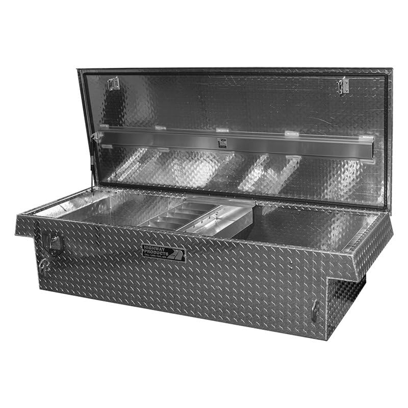 Single LID 70X16X20 Tool Box with Smooth Aluminum Base/Diamond Plate L