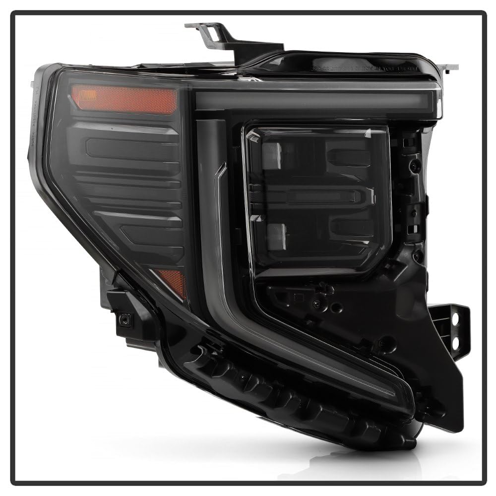 GMC Sierra 1500 22-24 Base | SLE | Elevation Spyder Full LED (All Black Bezel) Headlight - OE Right