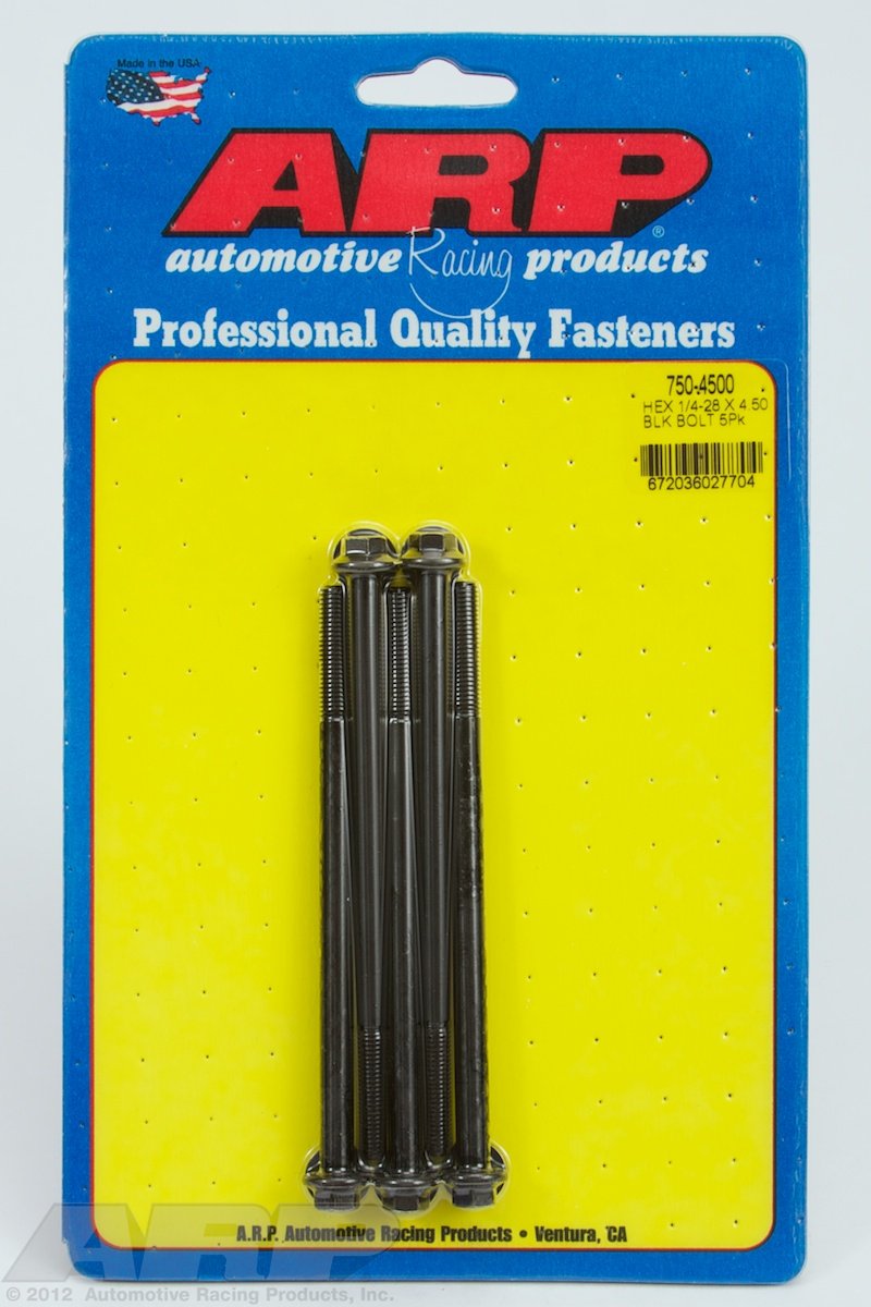 Hex ARP (750-4500) Oxide Bolt, Black