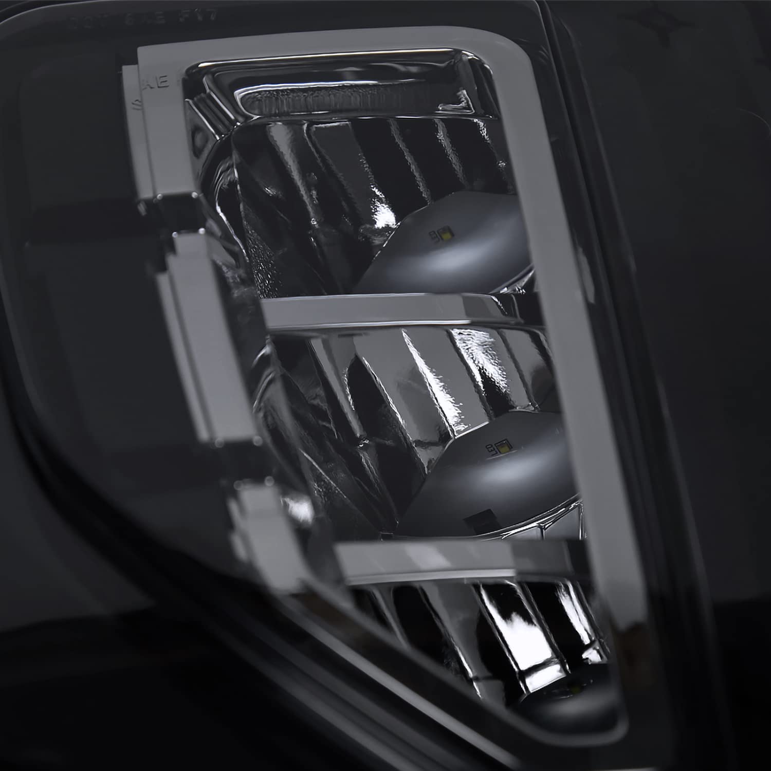 Smoke Lens SPEC-D TUNING LED Fog Lights +Built-In LED Bulbs+Switch Included Compatible with 2016-2018 Chevy Silverado 1500 L+R Pair Assembly