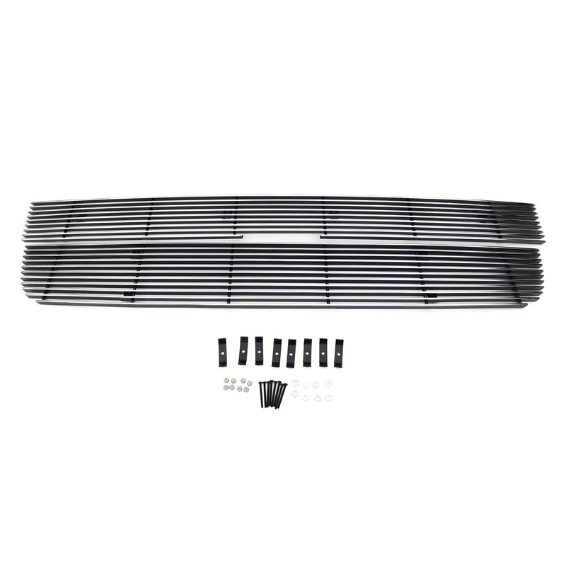 Horizontal T-Rex Grilles 21126 Aluminum Polished Finish Billet Grille Overlay for Chevrolet Express Van