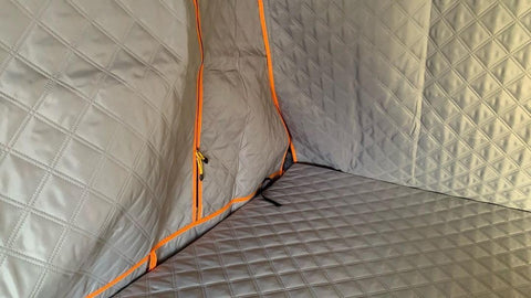 RTT Insulated Liner, Quilted, Zip-in, Gray