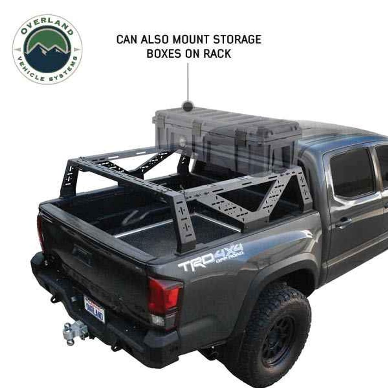 Mid-Height Bed Rack Overland Vehicle Systems for Mid-Size Trucks – Universal Fit, No-Drill Installation