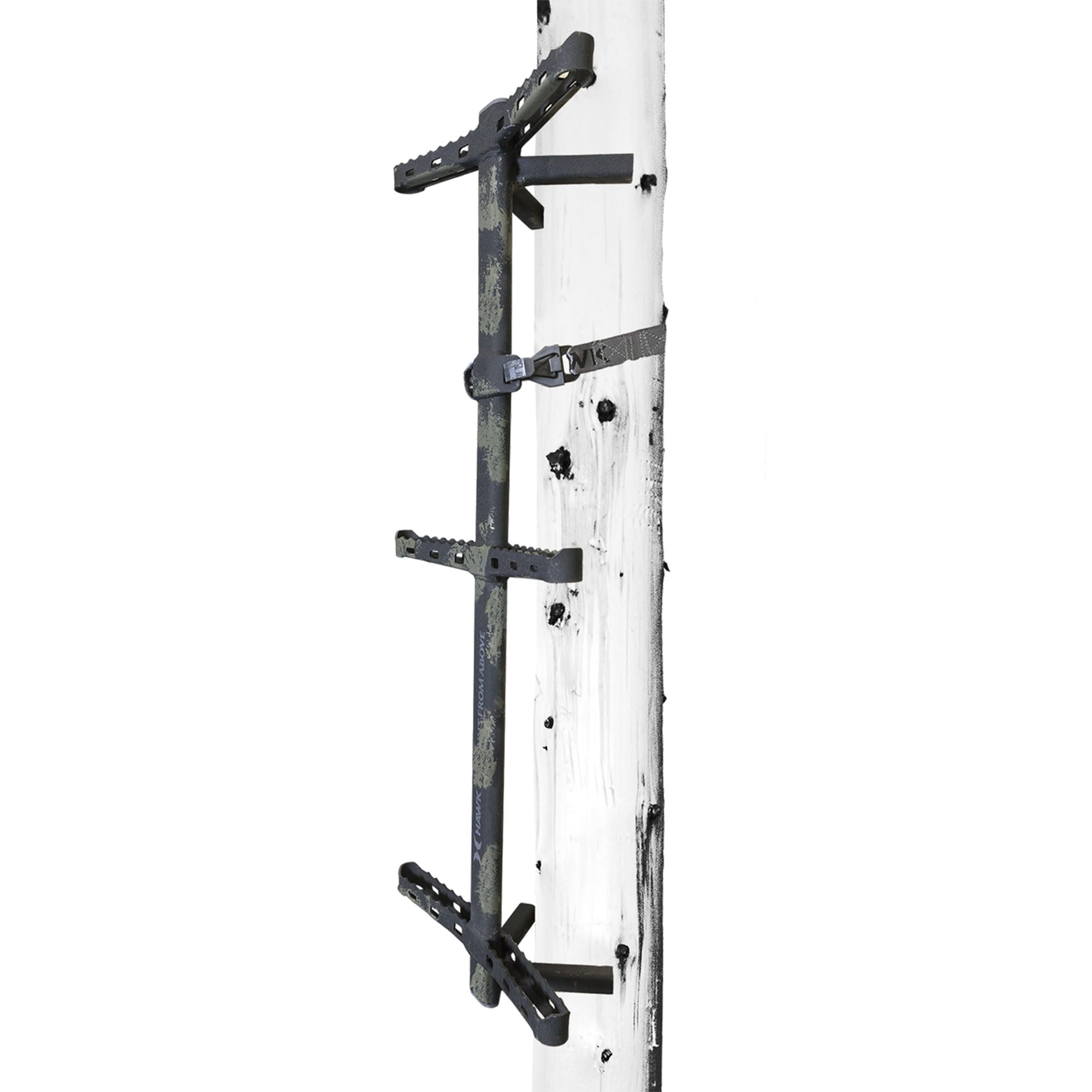 32" Hawk Ranger Traction Climbing Sticks w/Angled Steps, Tree Climbing Hunting Gear Hunting Accessories for Tree Stands, Deer Stands, & Blinds, 3 Pack