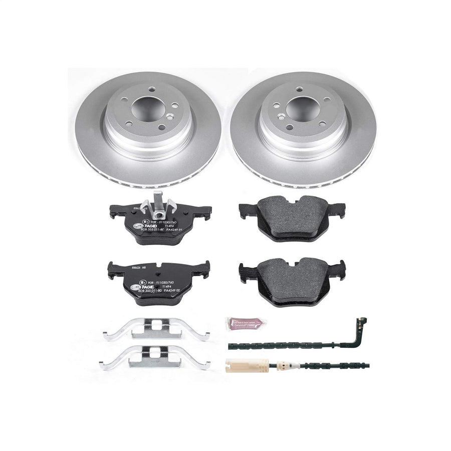 Rear Power Stop ESK045 Brake Kit Euro-Stop and 1 Rear Sensor Wire For BMW 3, BMW 33, BMW 335d, BMW 335i, BMW 335i xDrive, BMW 335xi [Model Specific]