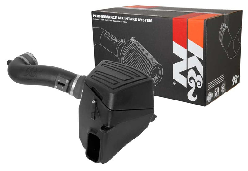 K&N Cold Air Intake System: High-Flow Air Filter, Towing & Increase Performance: Compatible with 2021-2024 Chevy/GMC/Cadillac: Silverado, Suburban, Tahoe, Sierra, Yukon, Escalade, 63-3109