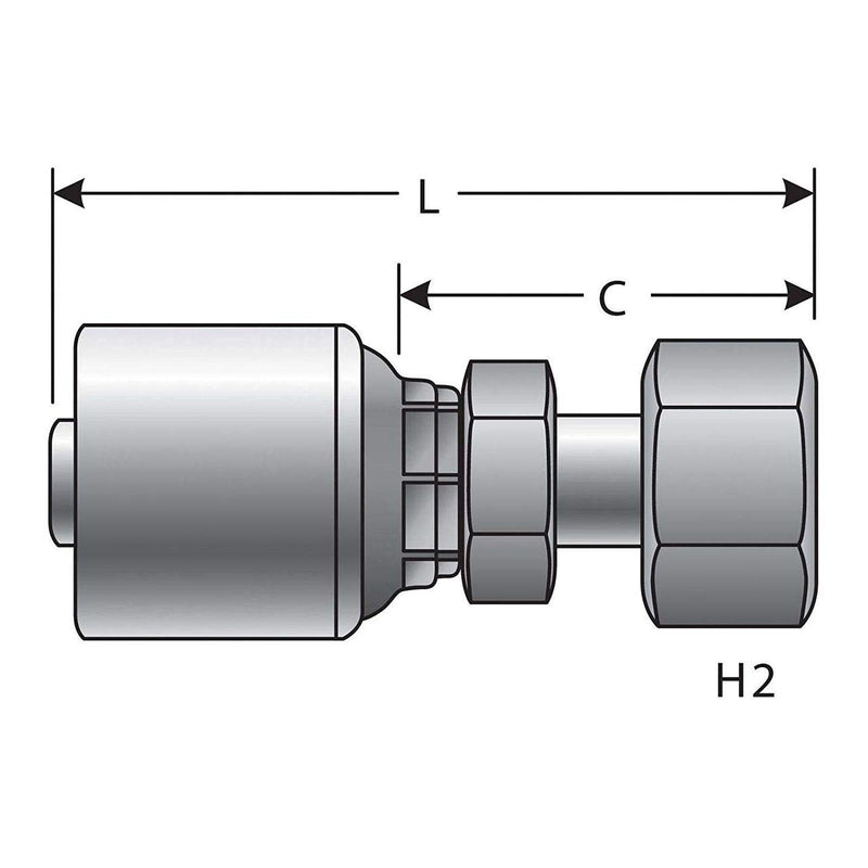 G25645-0410 Gates Hydraulic Coupling