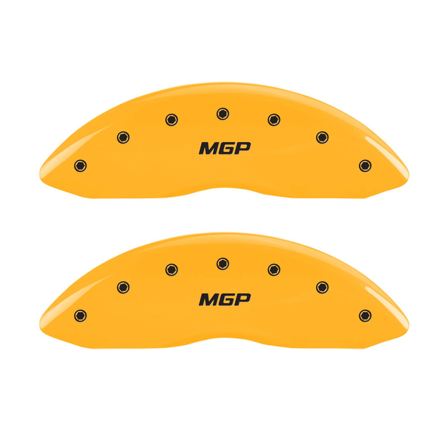 Caliper Covers MGP 10005SMGPYL Yellow Caliper Cover