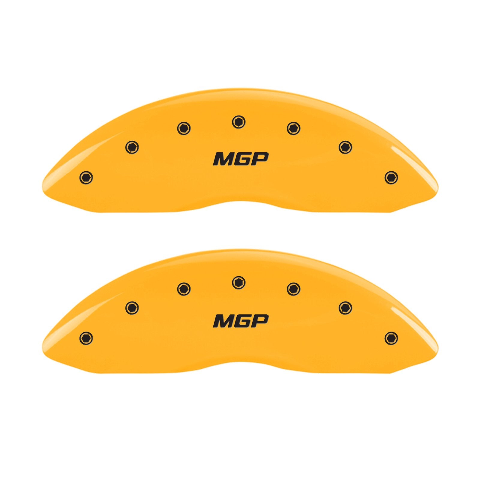 Caliper Covers MGP 37019SMGPYL Yellow Caliper Cover