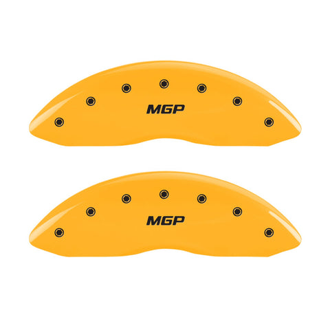 Caliper Covers MGP 37019SMGPYL Yellow Caliper Cover