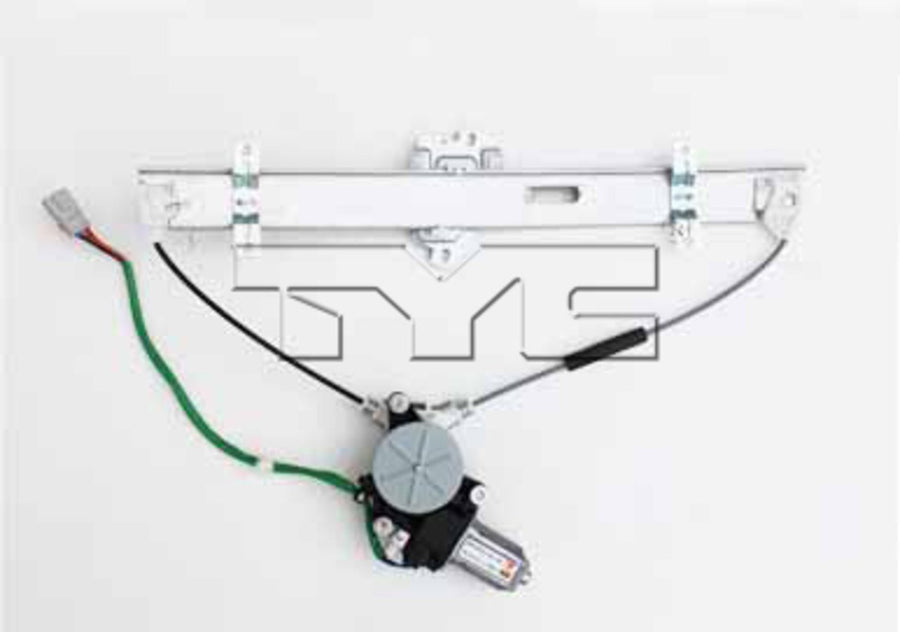 HONDA Civic TYC 660106 Compatible with Front Driver Side Replacement Power Window Regulator Assembly with Motor