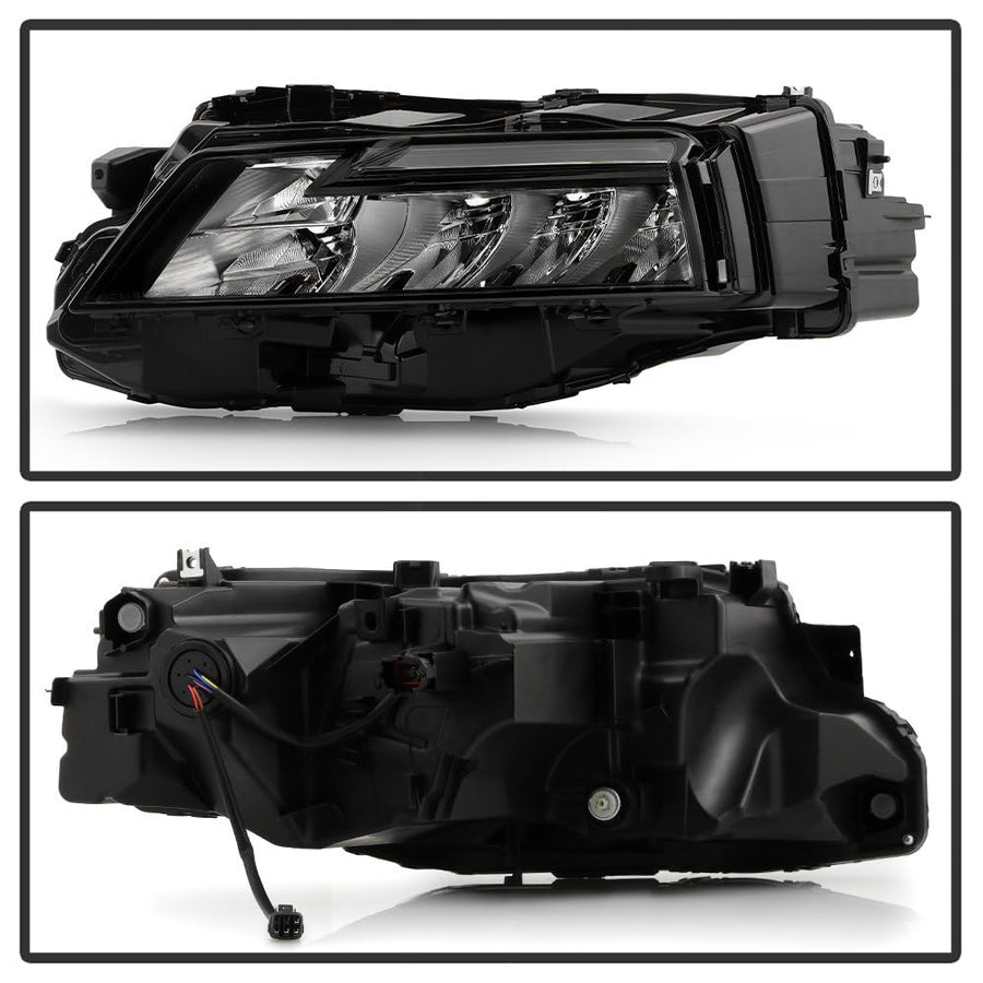 Nissan Rogue 21-23 Spyder (xTune) Bottom LED High/Low Beam Headlight - OE Black Left