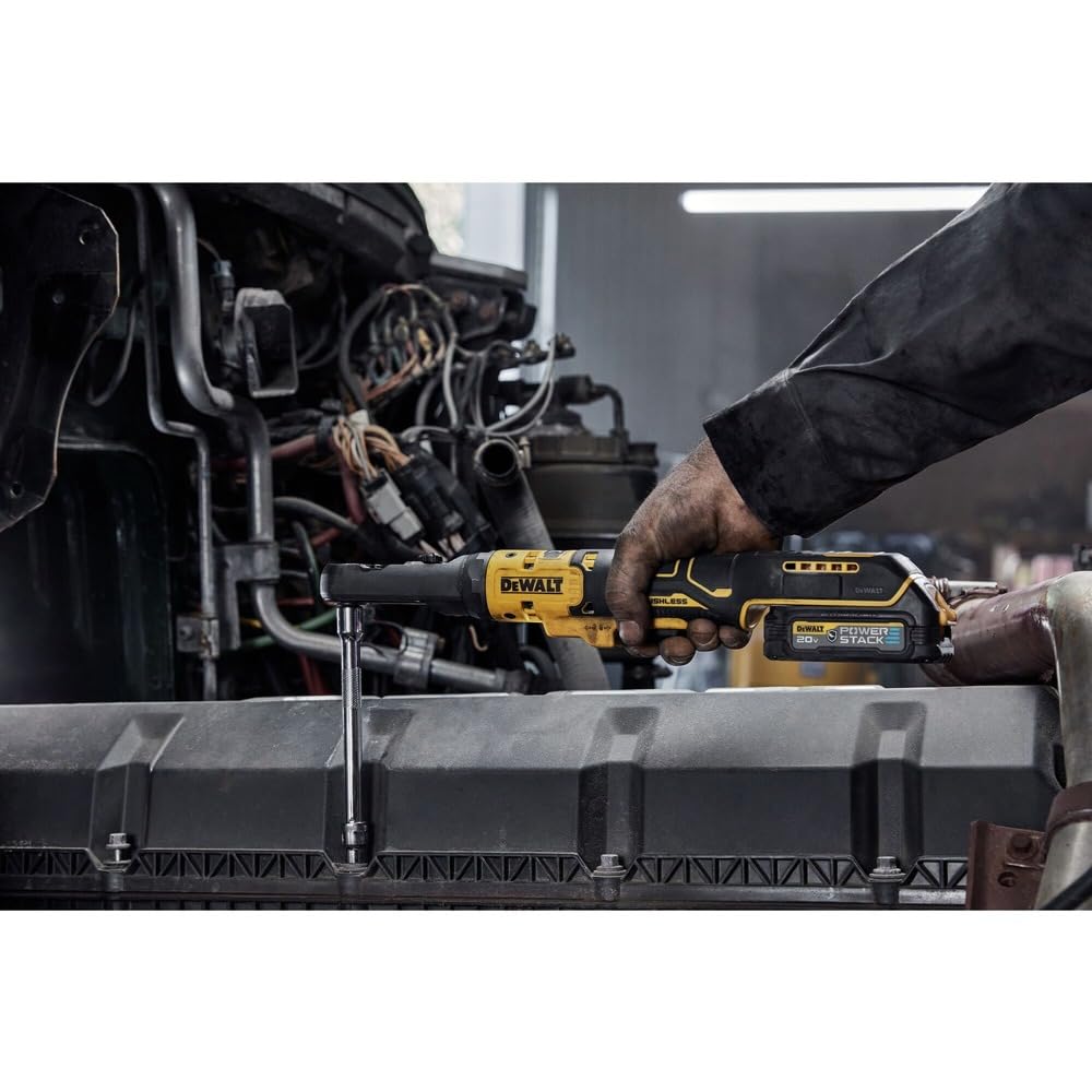 20V MAX XR DEWALT Cordless Ratchet Set, 3/8" and 1/2" Sealed Head Ratchet, Battery and Charger Included (DCF510GE1)