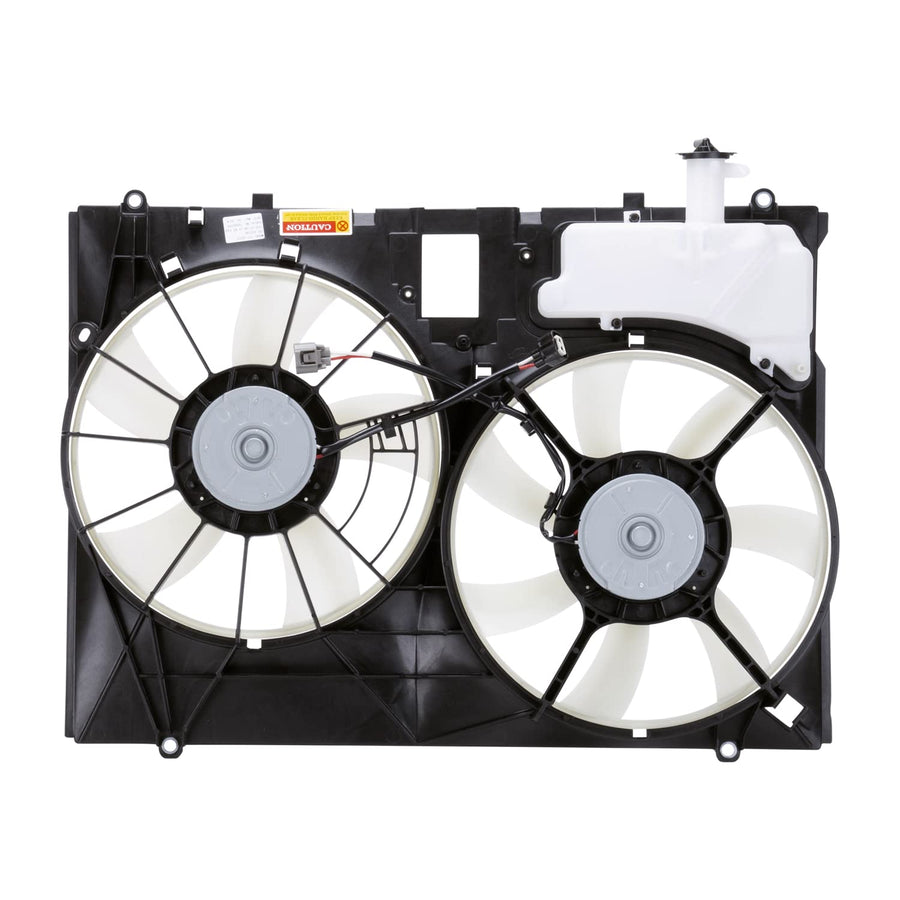 Cooling Fan Assembly TYC 622190 Compatible with 2007-2009 Lexus RX350, Black