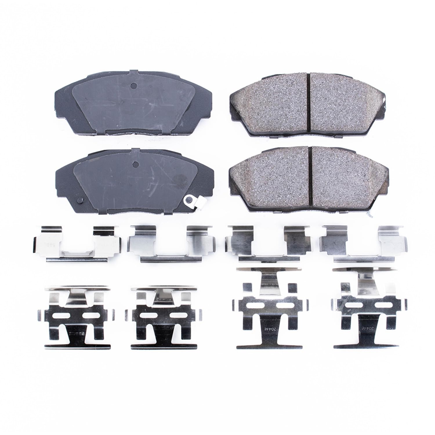 Power Stop Front Brake Kit For Acura Integra 1990-93 |Honda Accord 1988-89 |Legend 1986-90 |Civic 1990-93 |Prelude 1988-91 - Ceramic Brake Pads With Installation Hardware, 17-341