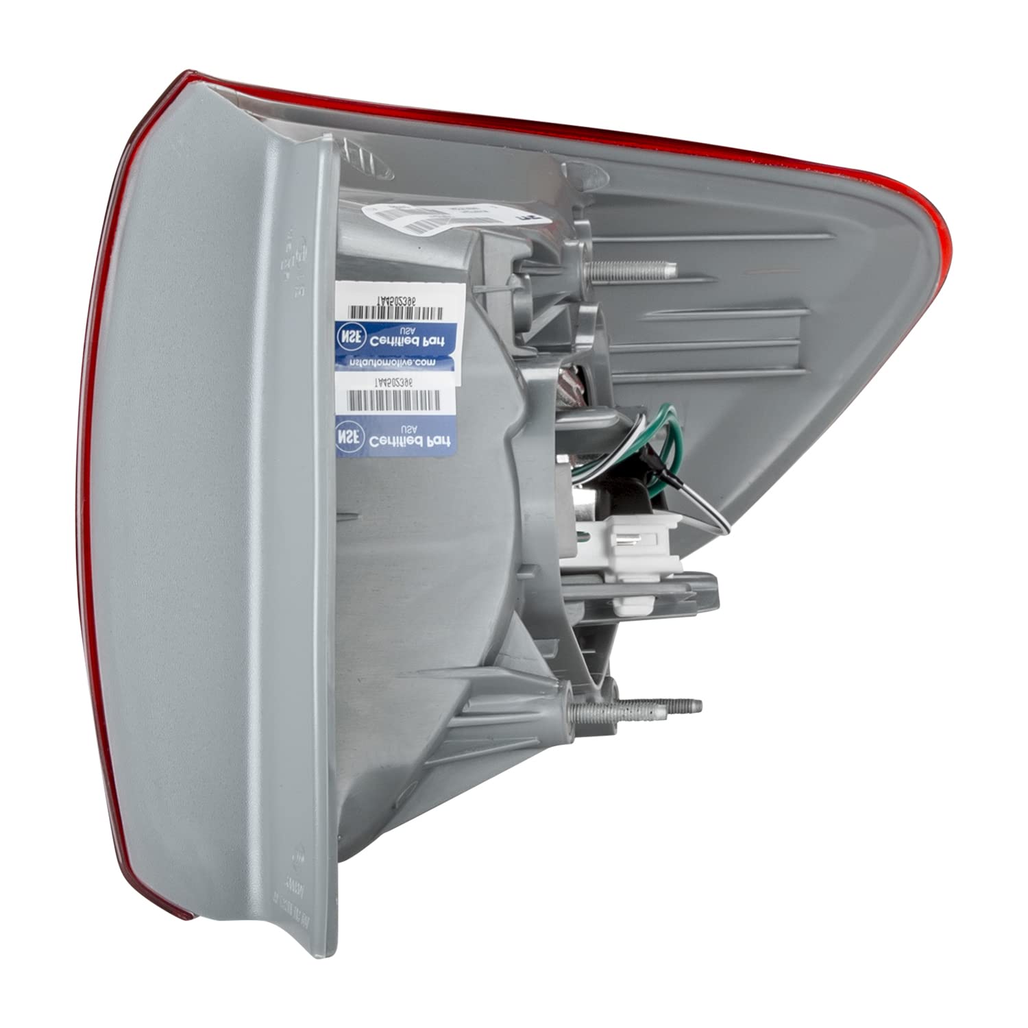 Left TYC Tail Light Assembly Compatible with 2009-2010 Toyota Corolla