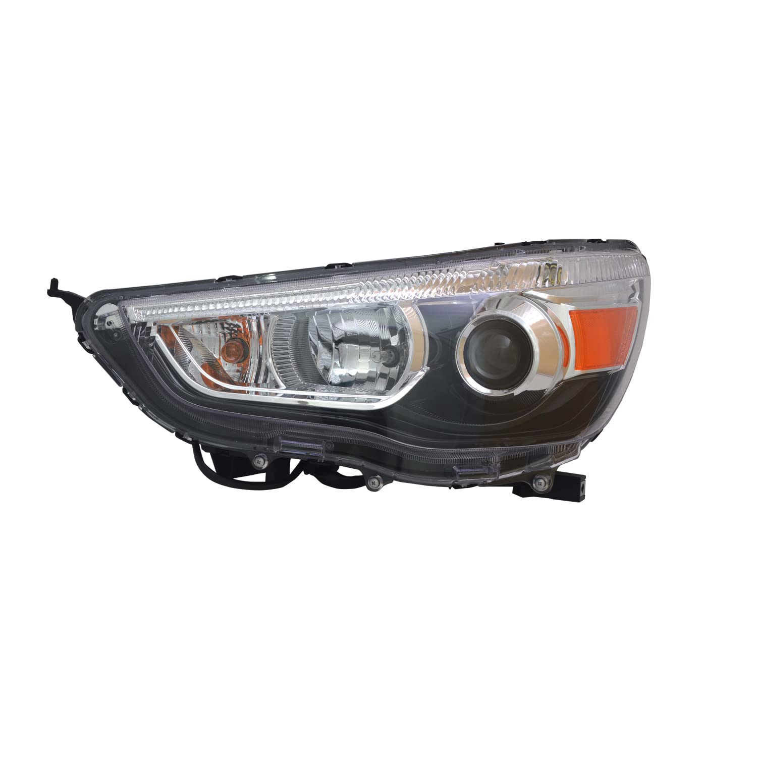 Left TYC Headlight Assembly Compatible with 2011-2019 Mitsubishi Outlander