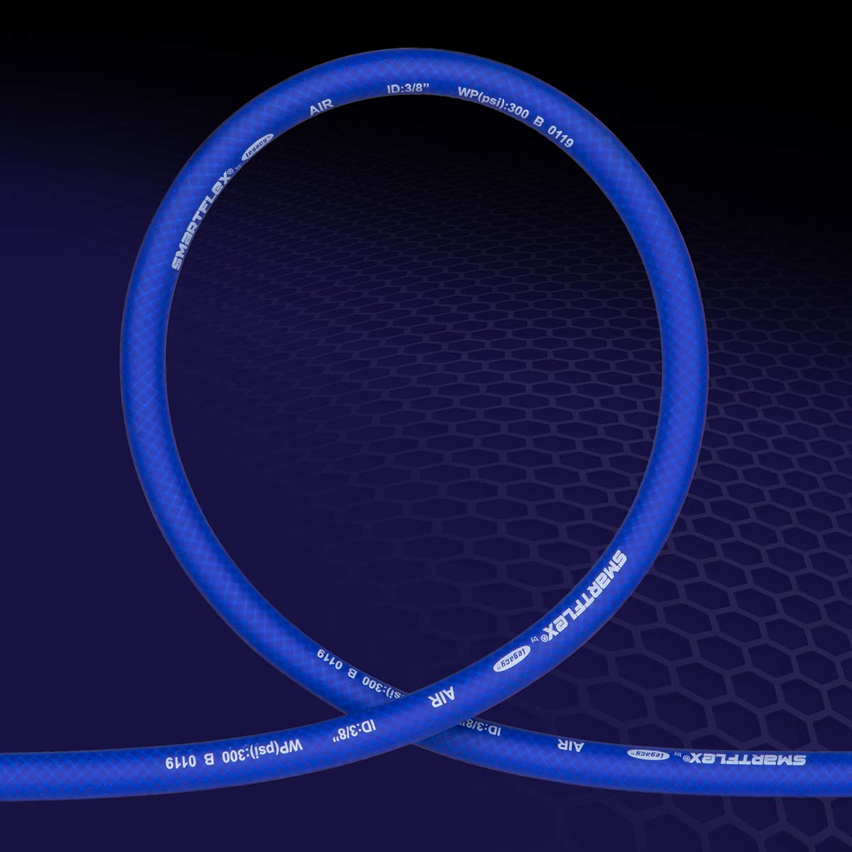 Air Hose SmartFlex, 3/8 in. x 50 ft., Hybrid, Blue - HSF3850BL2