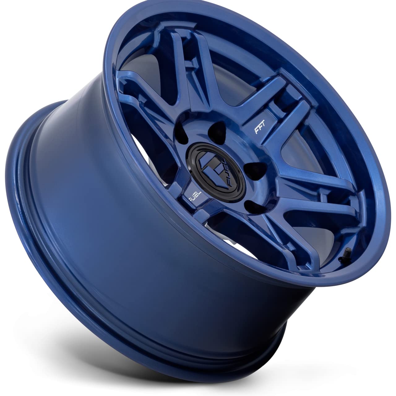 D839 Fuel Slayer 17x8.5 5x5" -15mm Blue Wheel Rim 17" Inch D83917857542