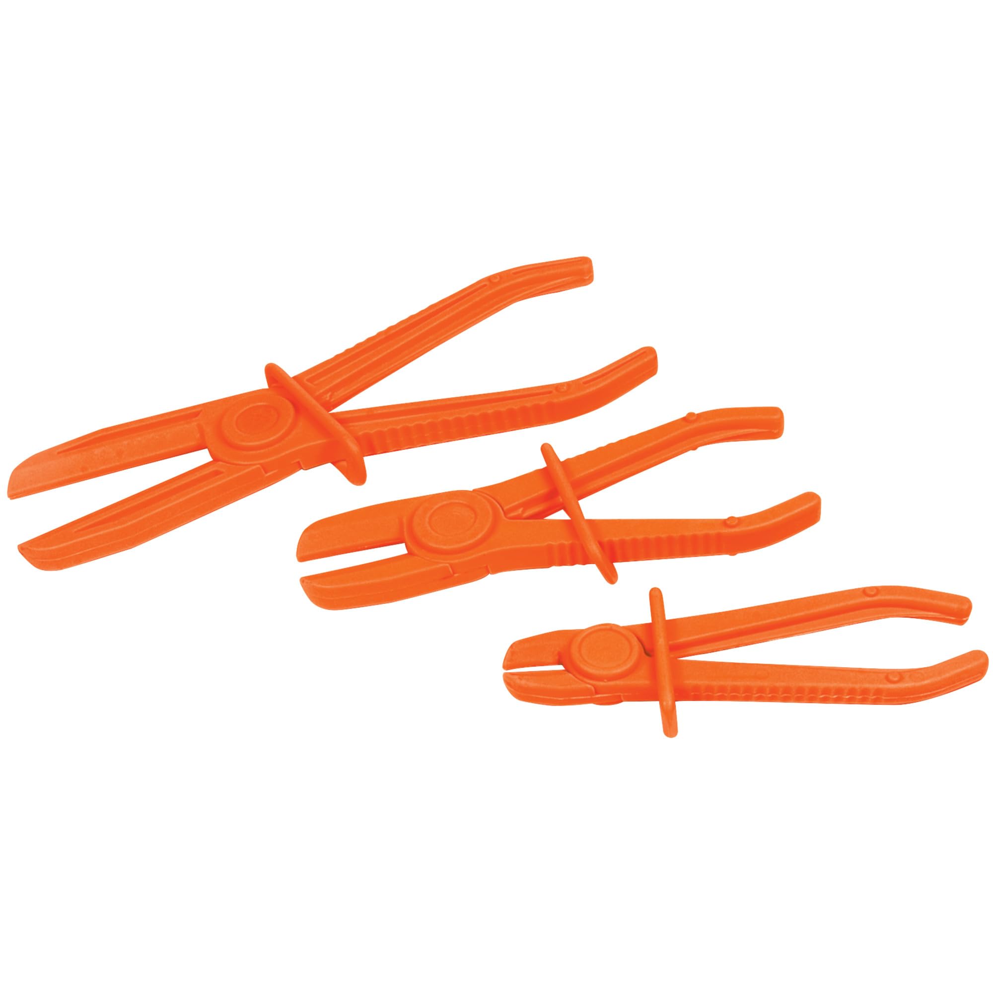 3pc Performance Tool W83205 Fuel Line Clamp Set, Hose Pinch Off Pliers for Radiator, Brake, Coolant and Gas Line