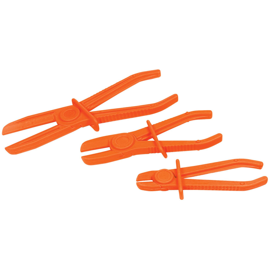 3pc Performance Tool W83205 Fuel Line Clamp Set, Hose Pinch Off Pliers for Radiator, Brake, Coolant and Gas Line