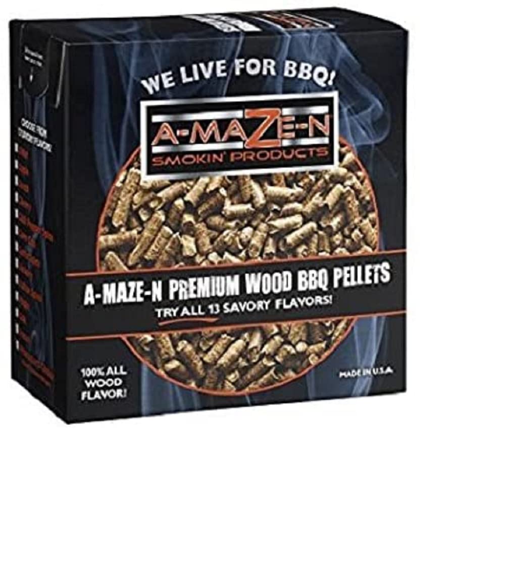 100% Premium Wood BBQ Smoker Pellets, A-MAZE-N Maple, 2 Pounds