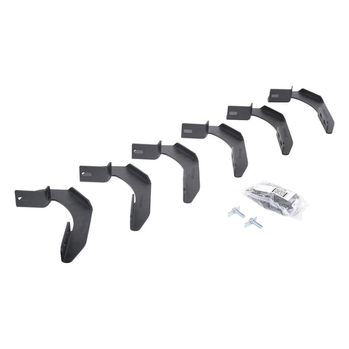 V-Series V3 / RB10 Slim / RB20 Slim / RB30 Slim / RB30 Go Rhino Mounting Brackets | Mild Steel, Textured Black | 6941266 | Fits 2004-2014 Ford F-150 Super Crew Pickup