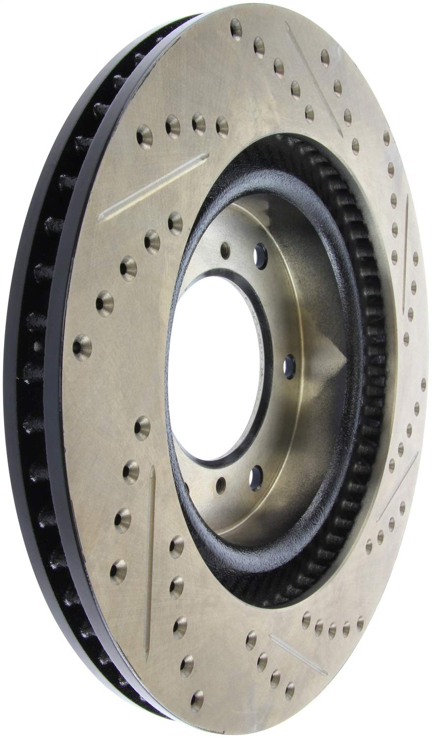 Sport Drilled/Slotted Brake Rotor StopTech 127.99068R (Front Right), 1 Pack
