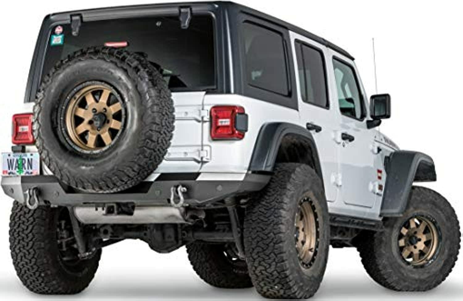 Jeep JL WARN 102410 Elite Rear Bumper, Not Tire Carrier Compatible