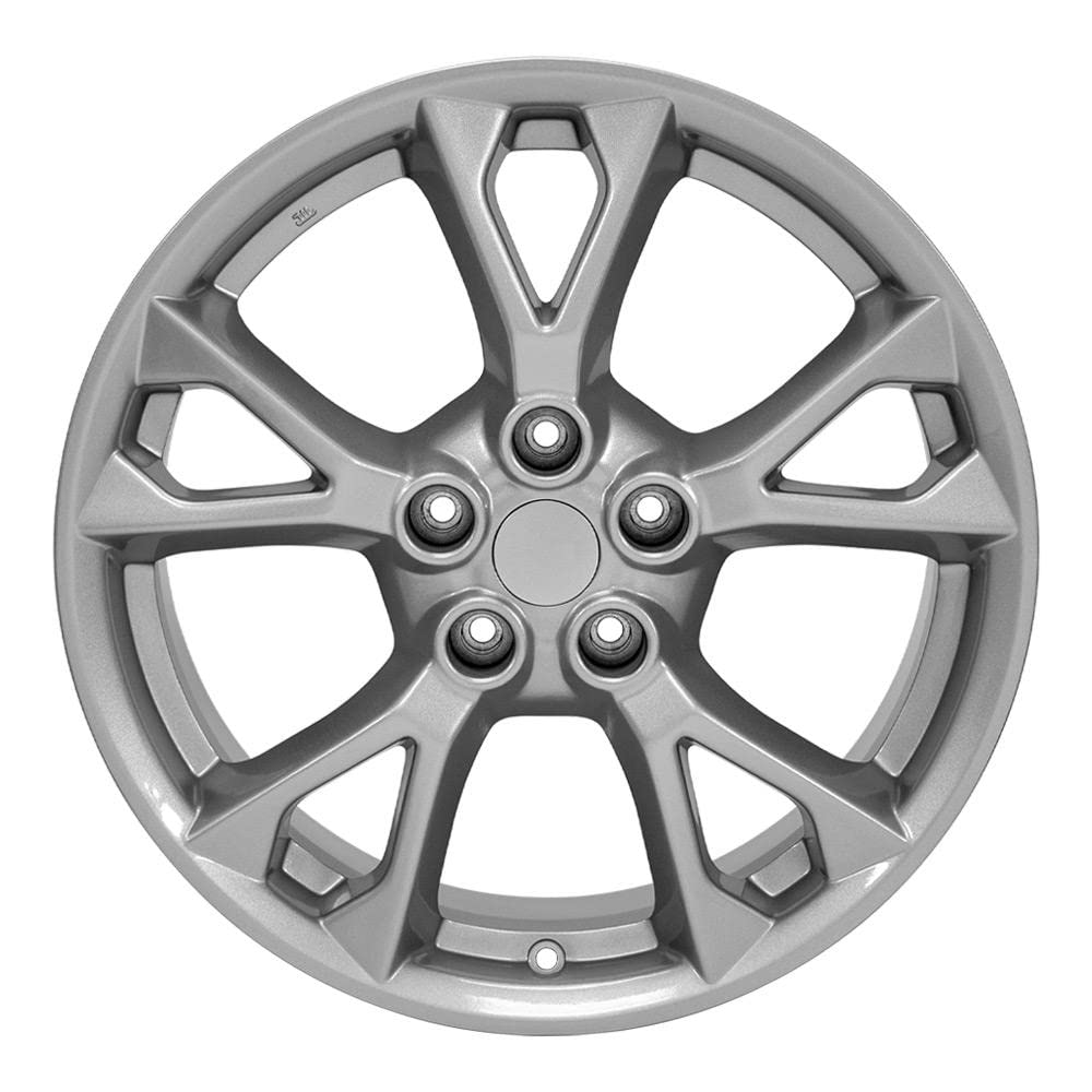 NS21-18080-5450-50S OE Wheels LLC Silver Wheel Painted (18 x 8. inches /5 x 114 mm, 50 mm Offset)