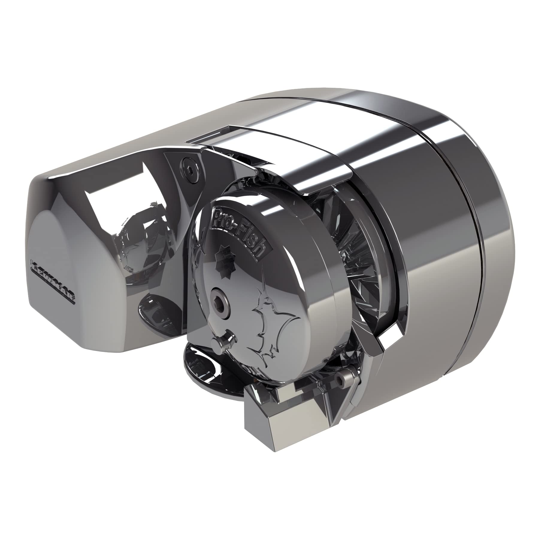 Lewmar 700 Pro Fish Fishing Windlass for 1/4" G4 Chain, Auto Free-Fall System, Maximum Pull 700 lbs., 316 Stainless Steel Construction, for Boats up to 38' - 2020201159