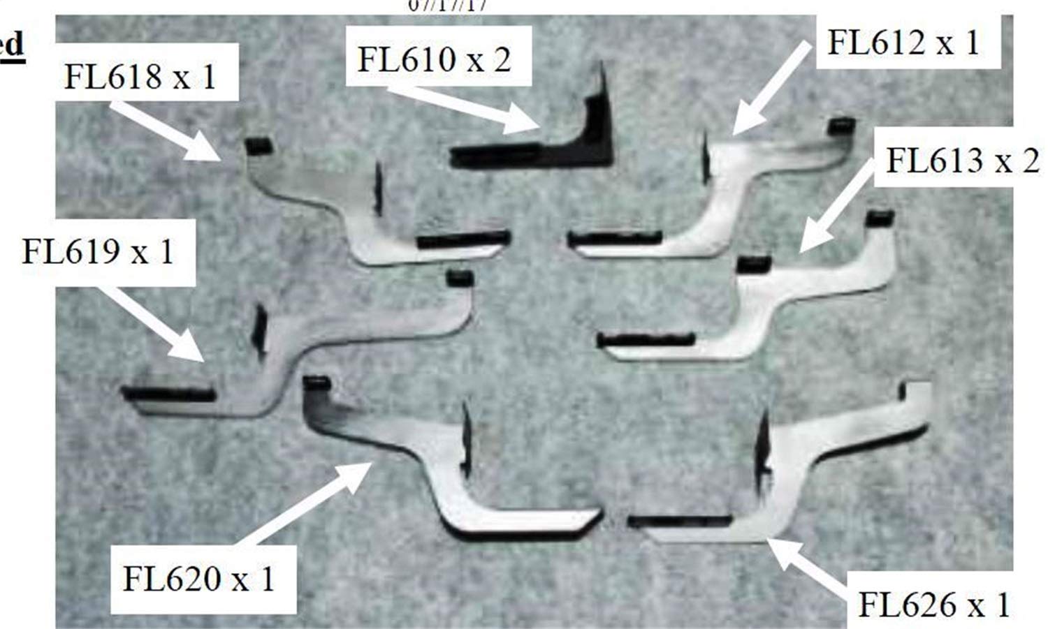 10-1365 Owens Products Running Board Mounting Hardware Fits Ford Transit-150